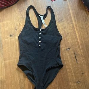 Free People Intimately Black Body Suit XS